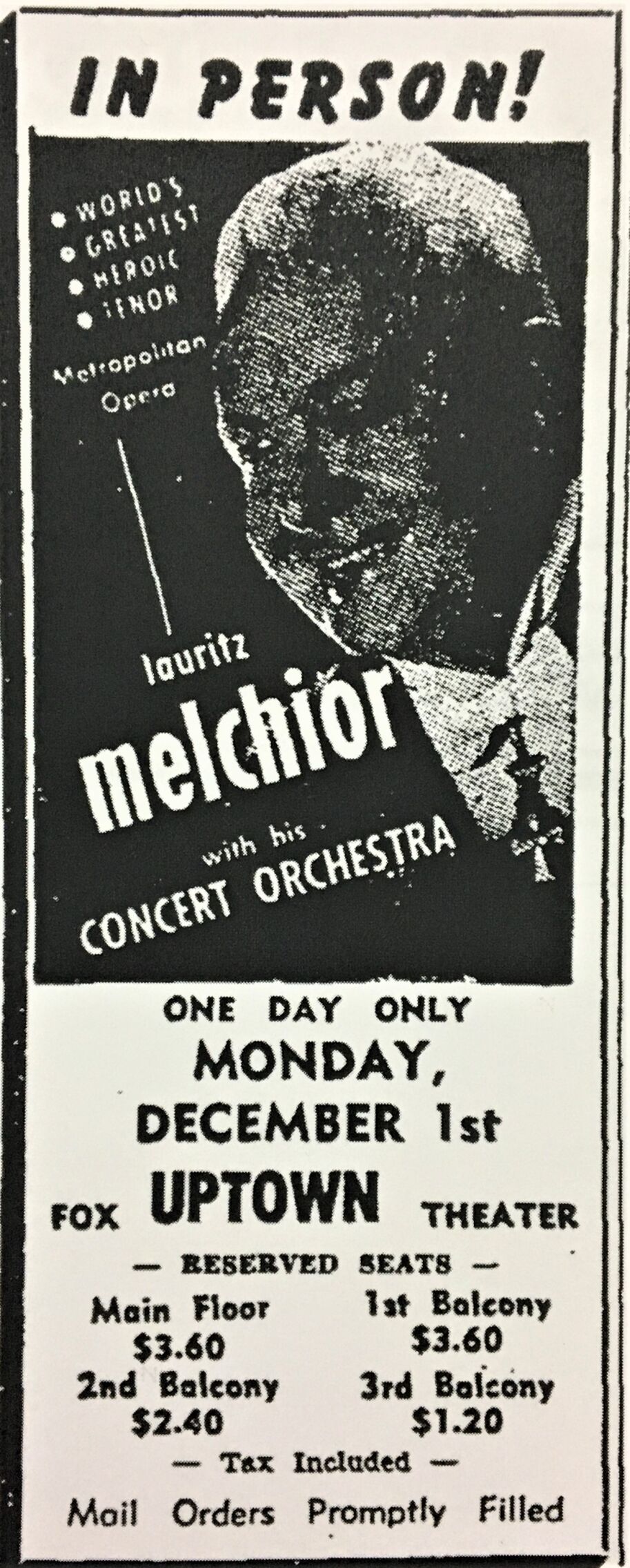 Majestic Theater - 1947 Special Engagement Performance